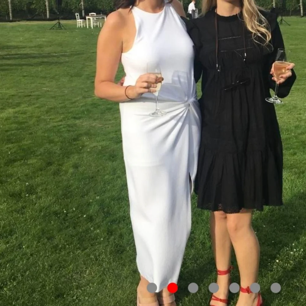 Dion Lee Scrunch Knot Dress Maxi White Size US 4